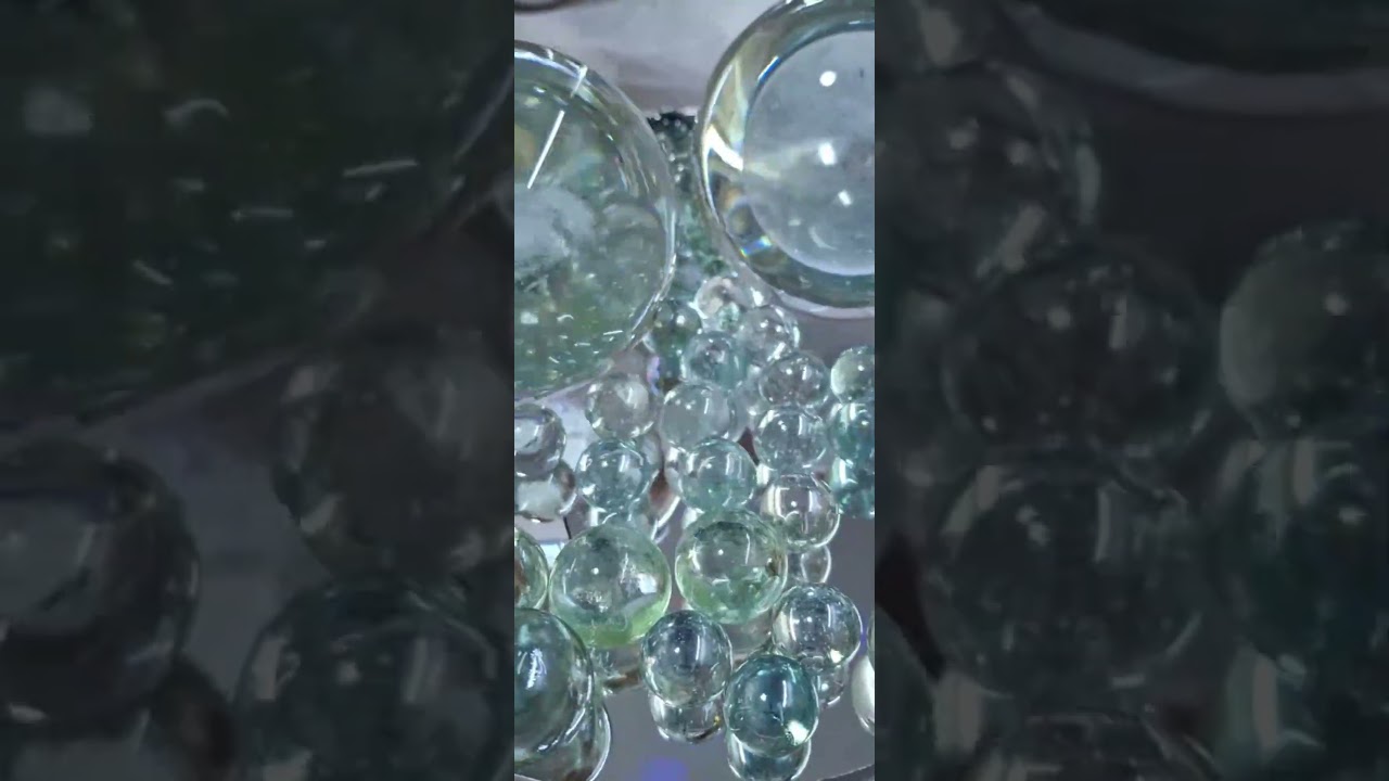 Mirror Reflections ASMR: Giant Marbles & Tiny Ones