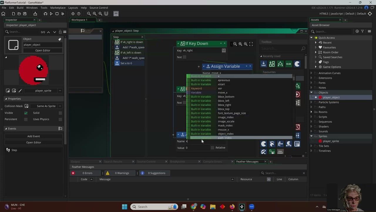 1 Introduction to GameMaker - Platformer Tutorial