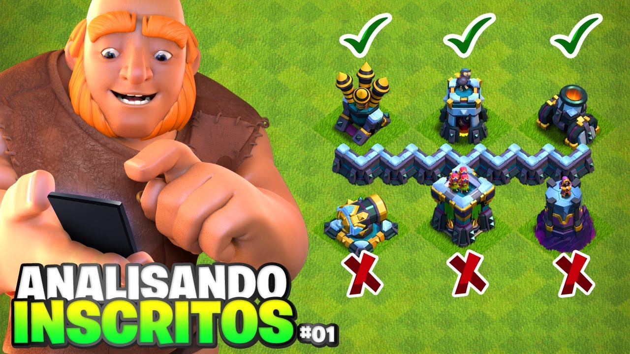 O QUE UPAR PRIMEIRO NO CV13, QUAIS DEFESAS? MELHORES DICAS ANALISANDO VILAS NO CLASH OF CLANS!