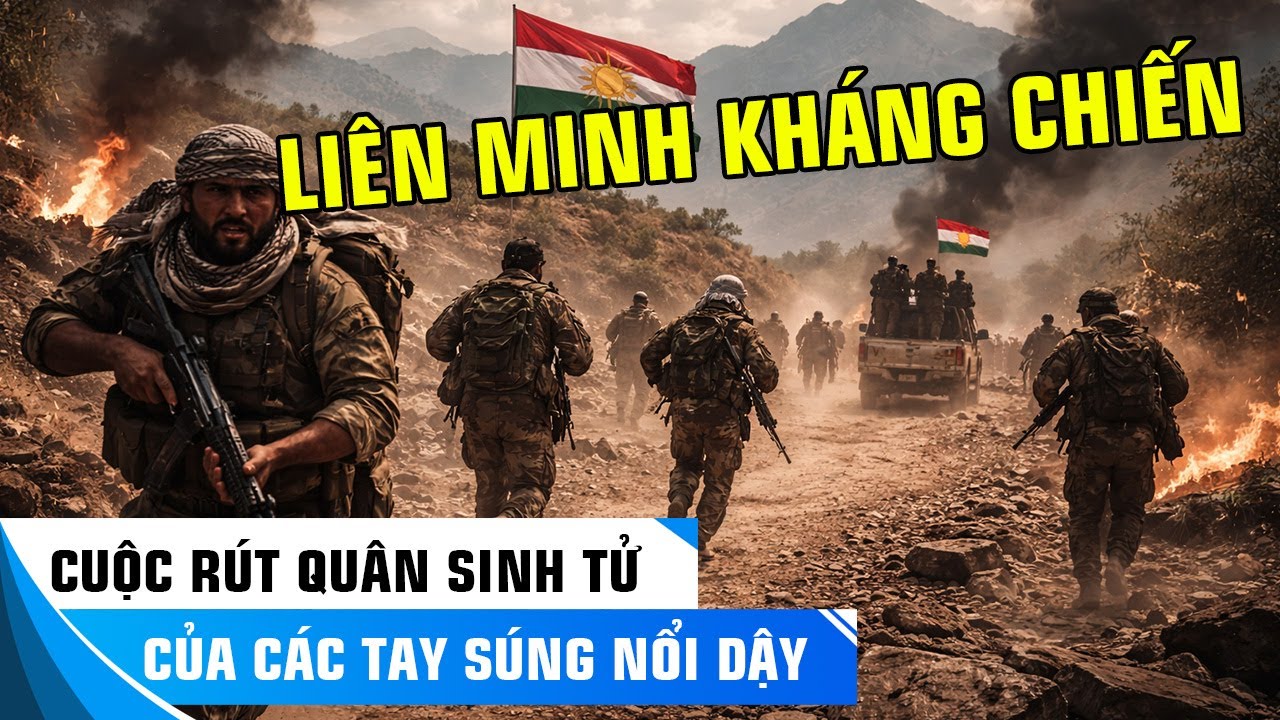 CUỘC RÚT QUÂN BÍ ẨN: CÁC TAY SÚNG NỔI DẬY ĐỔ DỒN VỀ KURDISTAN