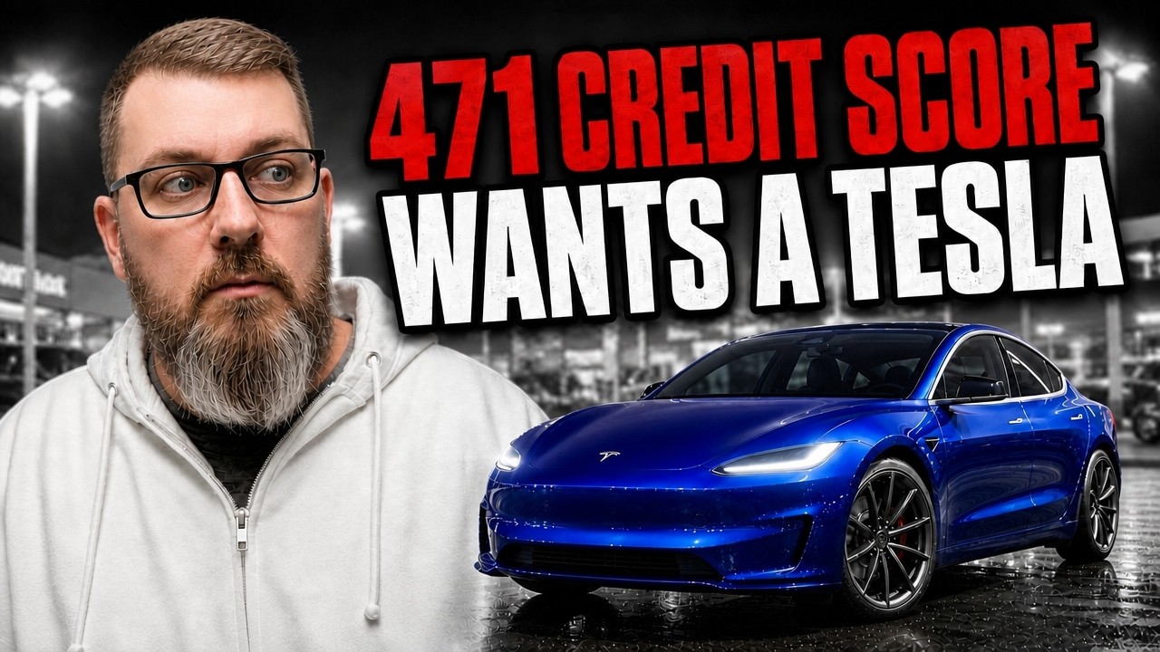 He Thinks His Credit Is Good&hellip; It&rsquo;s 471, Wants to Finance a Tesla