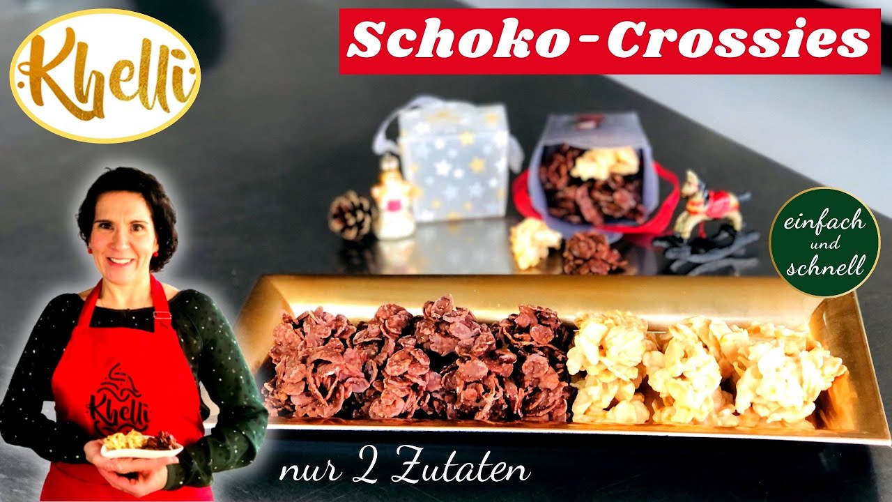 Schoko Crossies selber machen/ einfach und schnell/sehr lecker/nur 2 Zutaten/Khellis Backwelt