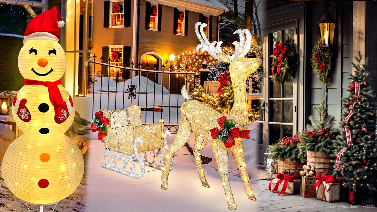 Outdoor Christmas Decorations - CHRISTMAS DECOR IDEAS 🎄
