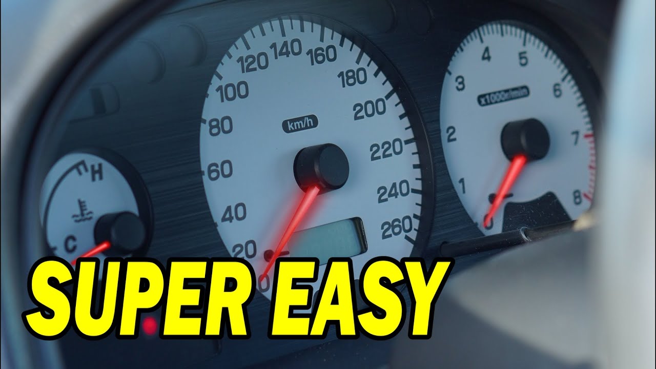 How to replace GC8 gauge cluster bulbs