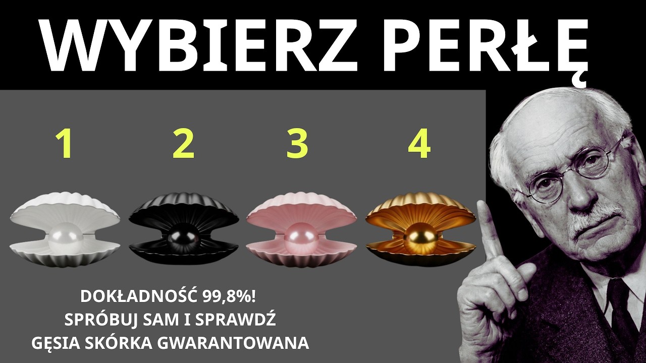 Co naprawdę oznacza kolor perły, kt&oacute;rą wybrałeś - Test Carla Junga