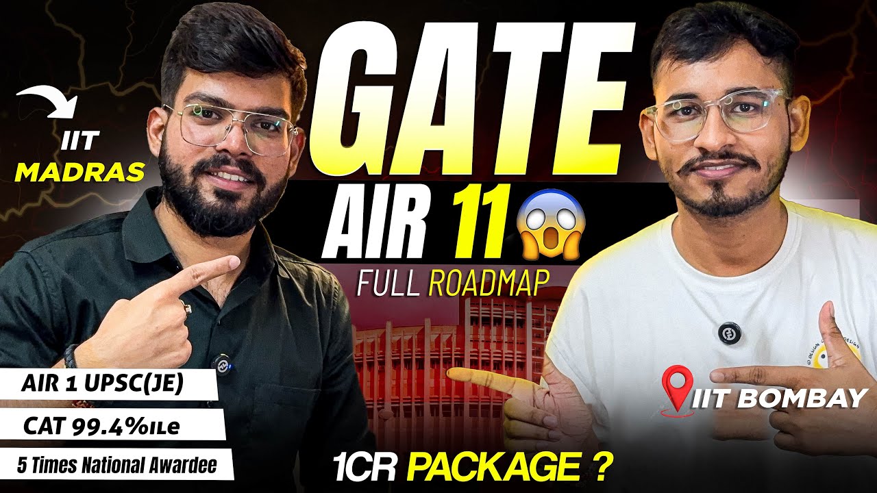 Dark Secrets of Mtech Placements at IITs by AIR 11🤫 GATE Full roadmap 