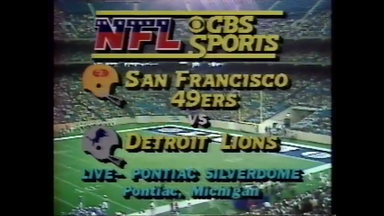 1981-09-06 San Francisco 49ers vs Detroit Lions