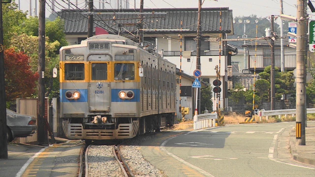 熊本電鉄 全駅＋沿線通過ビデオ Vol.1  御代志 → 藤崎宮前間