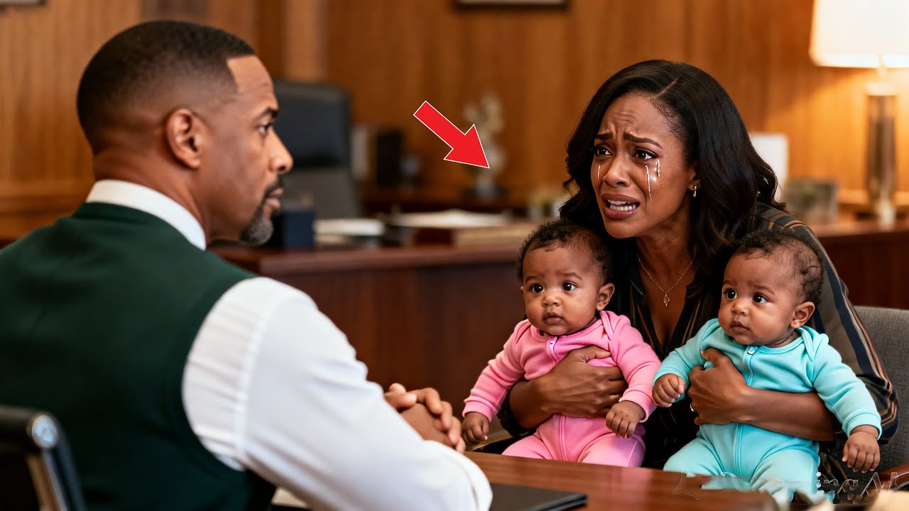 POOR MOM BRINGS HER TWINS TO JOB INTERVIEW, BILLIONAIRE SEES HER AND STUNS EVERYONE