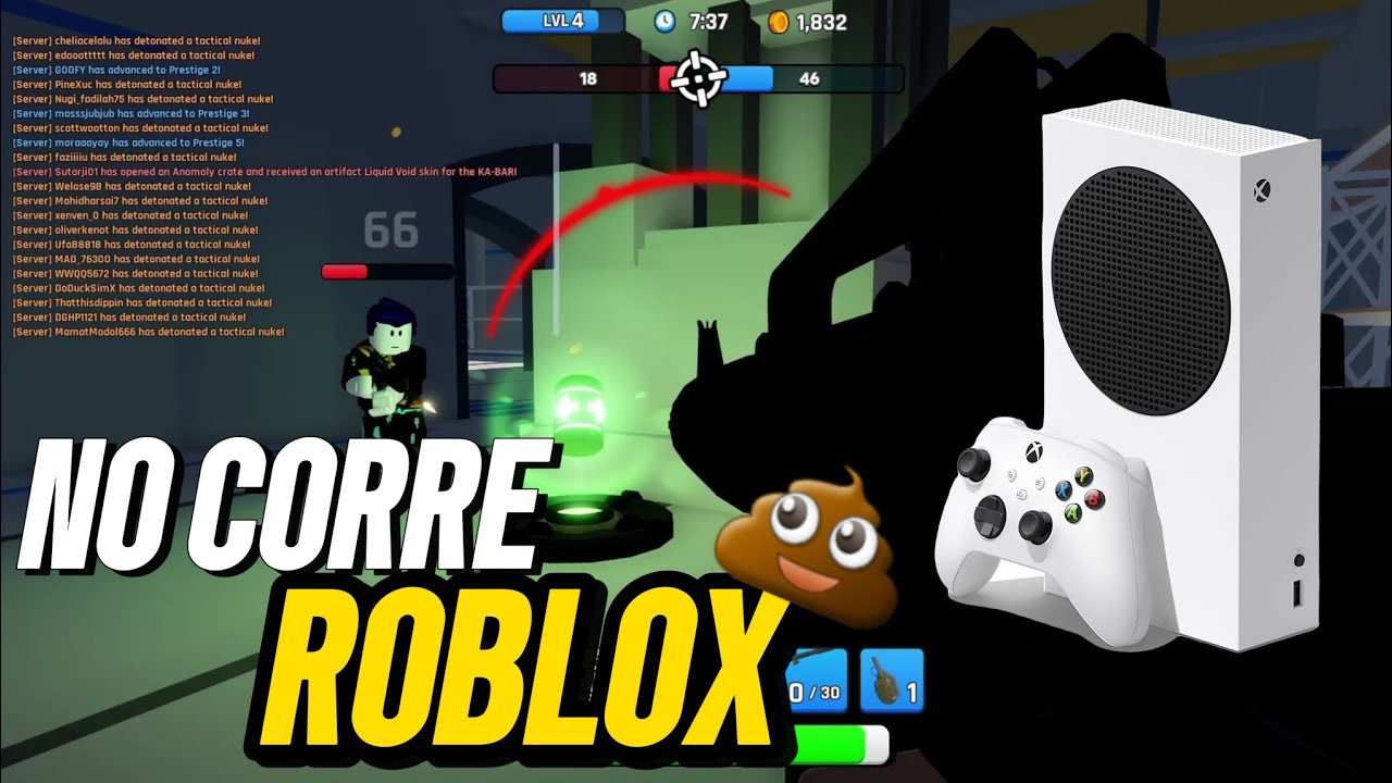 Mi XBOX SERIES S no CORRE ROBLOX 