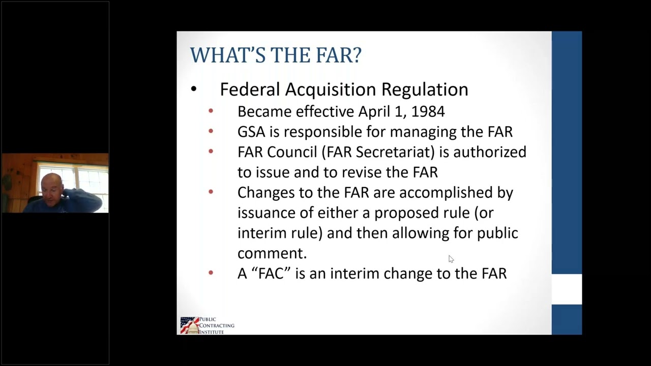 GovCon 101:  Federal Acquisition Regulation
