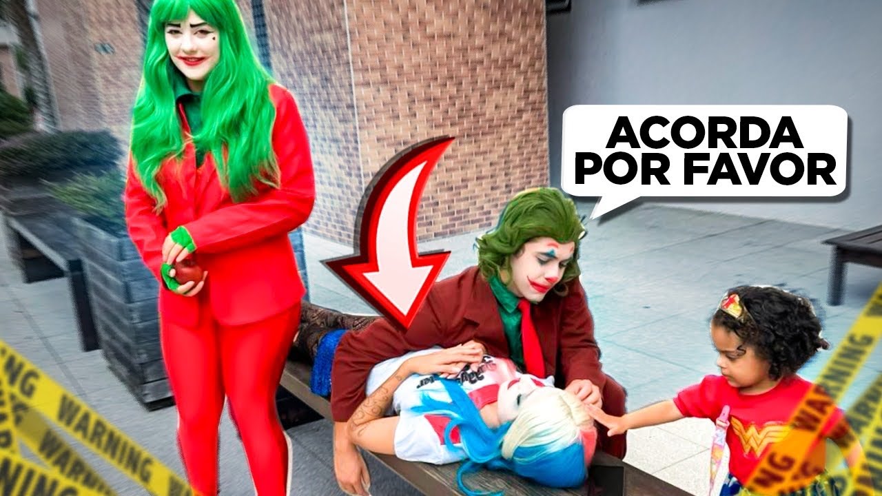 A LADY JOKER ENVENENOU A ARLEQUINA PRA FICAR COM O JOKER - A MINI HERO ESTÁ CHORANDO MUITO