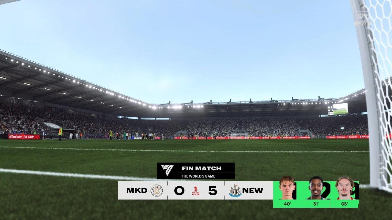 FC26 / FA CUP/ MK DONS VS NEWCASTEL UNITED