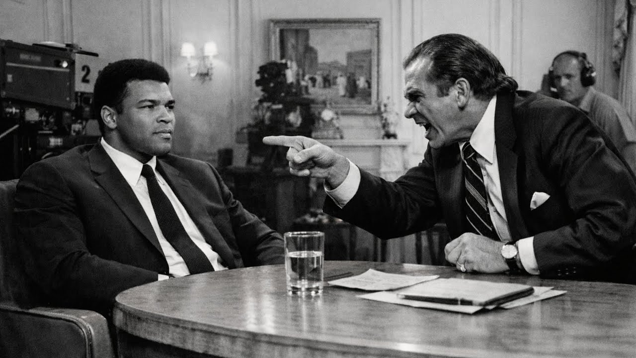 Un journaliste HUMILIE Mohamed Ali en direct TV — La réponse douce d'Ali laisse tout le monde stupéf