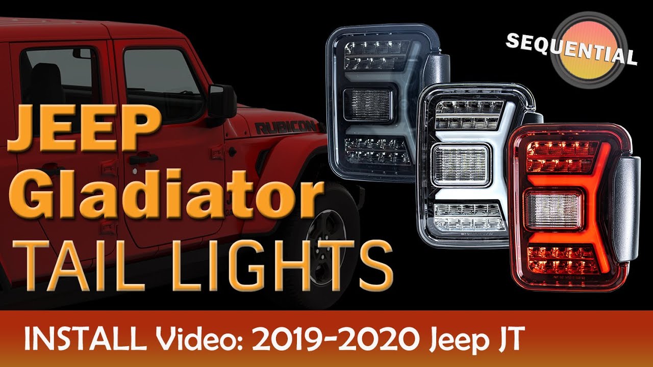 2019-2024 Jeep Gladiator JT LED Tail Lights / SKU: CTRNG0669