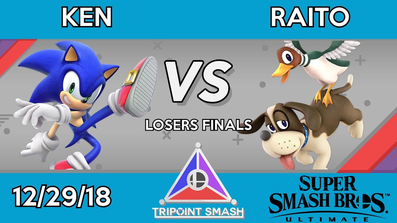 Tripoint Smash 41 - Losers Finals - Ken (Sonic) Vs. Raito (Duck Hunt)