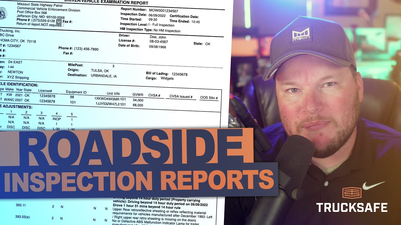 Understanding DOT roadside inspection reports