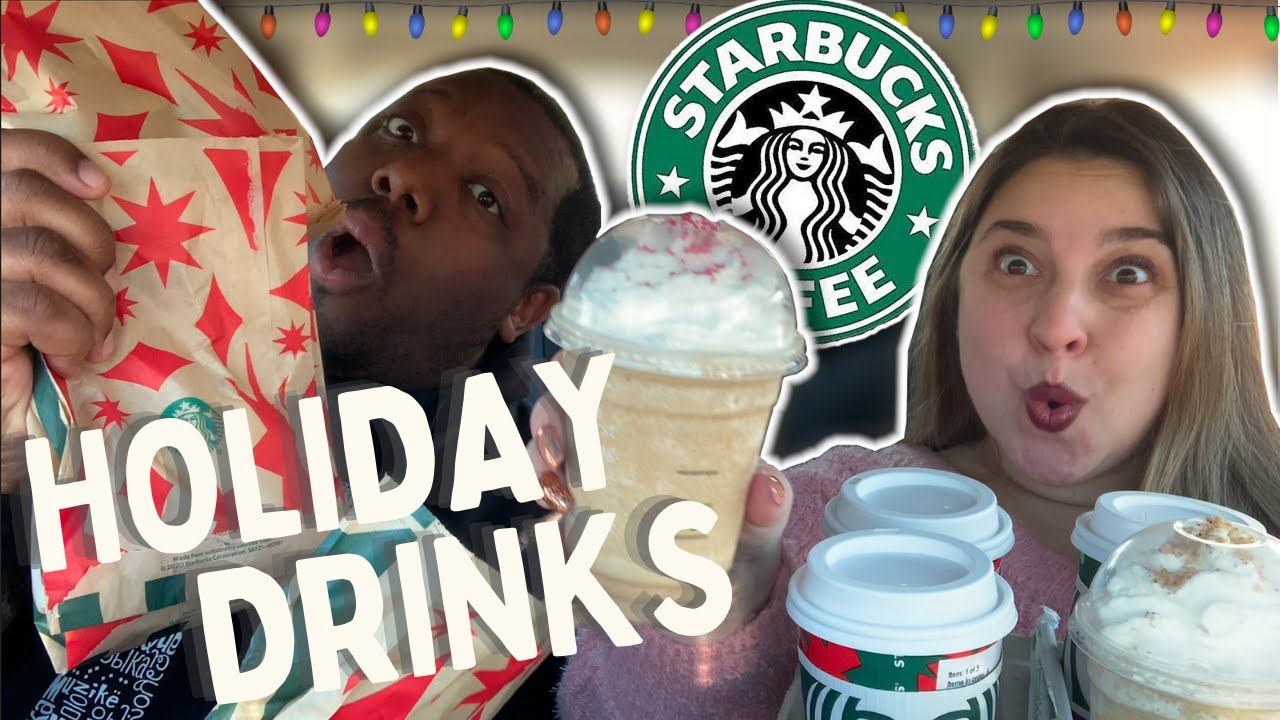 Trying ALL Starbucks HOLIDAY DRINKS and FOOD [CARBONG]