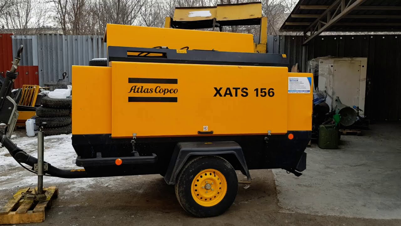 Дизельный компрессор б/у Atlas Copco XATS 156