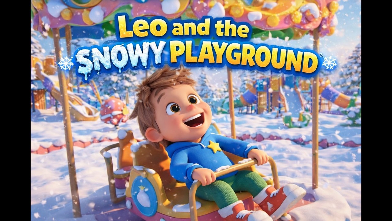 Leo and the Snowy Playground❄️ | Fun Winter Song for Kids