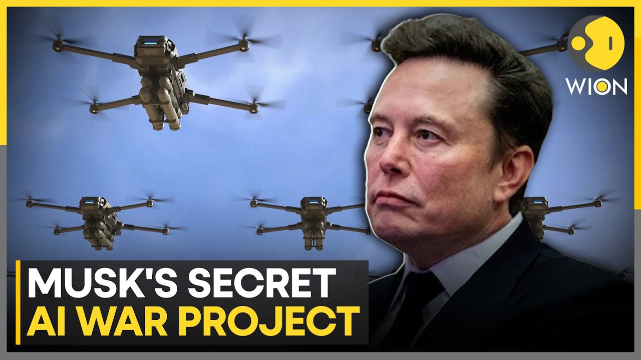 Musk's Secret AI War Project: Elon Musk Warns About Pentagon’s Autonomous Killer Drones | WION