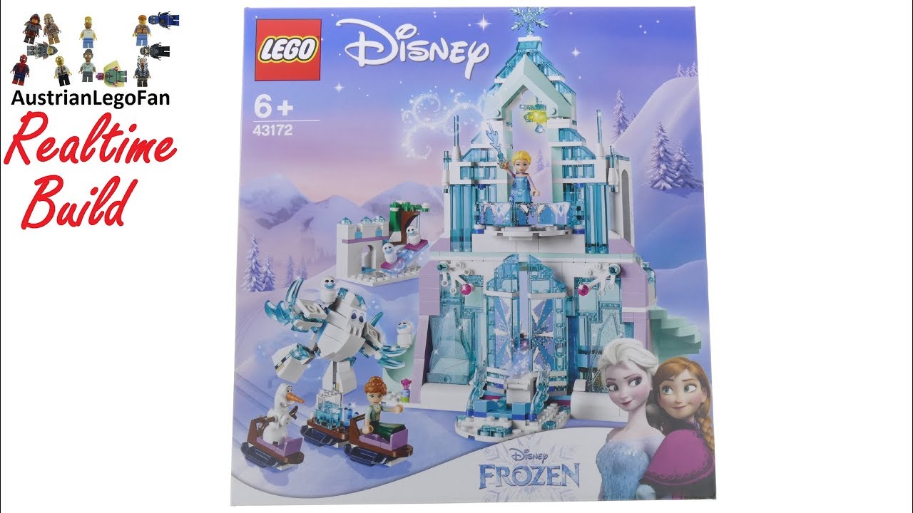 Lego Frozen 43172 Elsa´s Magical Ice Palace realtime Build