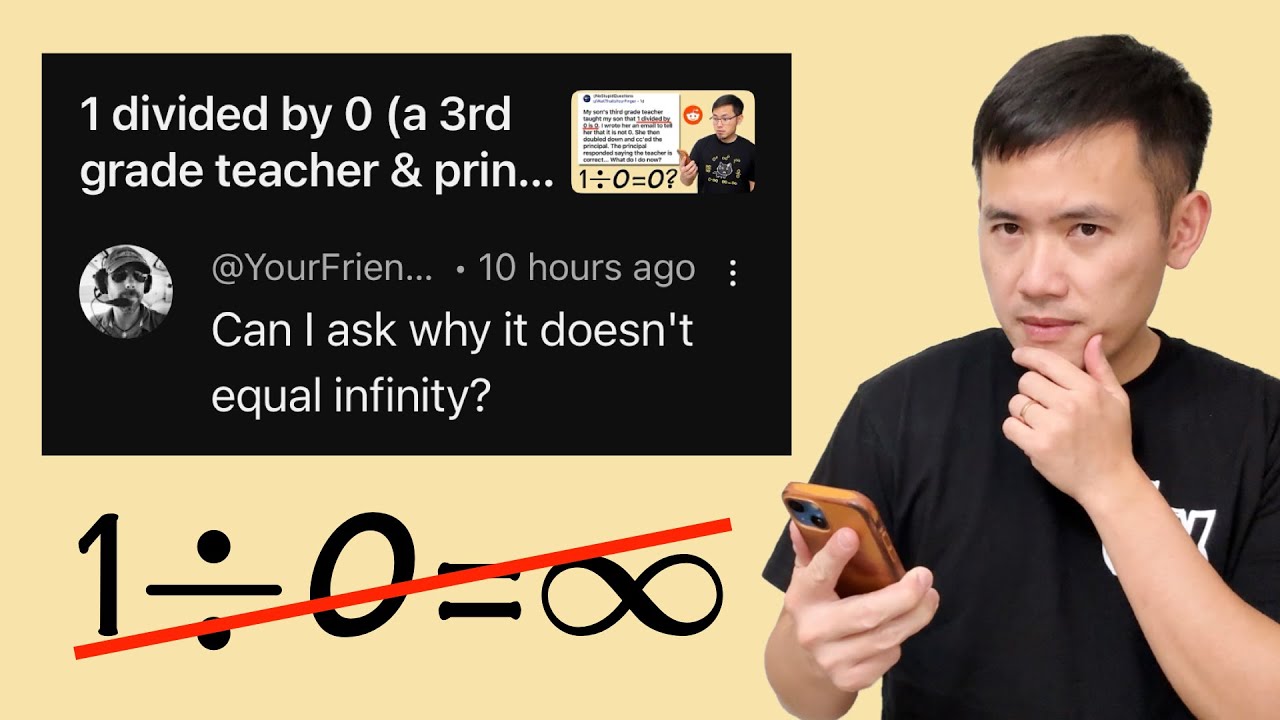 Can I ask why 1 divided by 0 doesn&rsquo;t equal infinity?