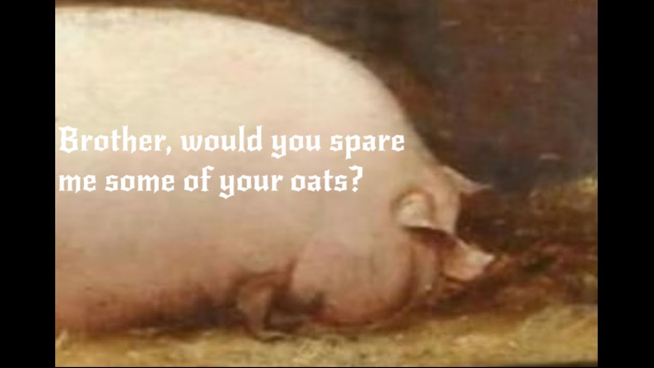 brother would you spare me some of your oats