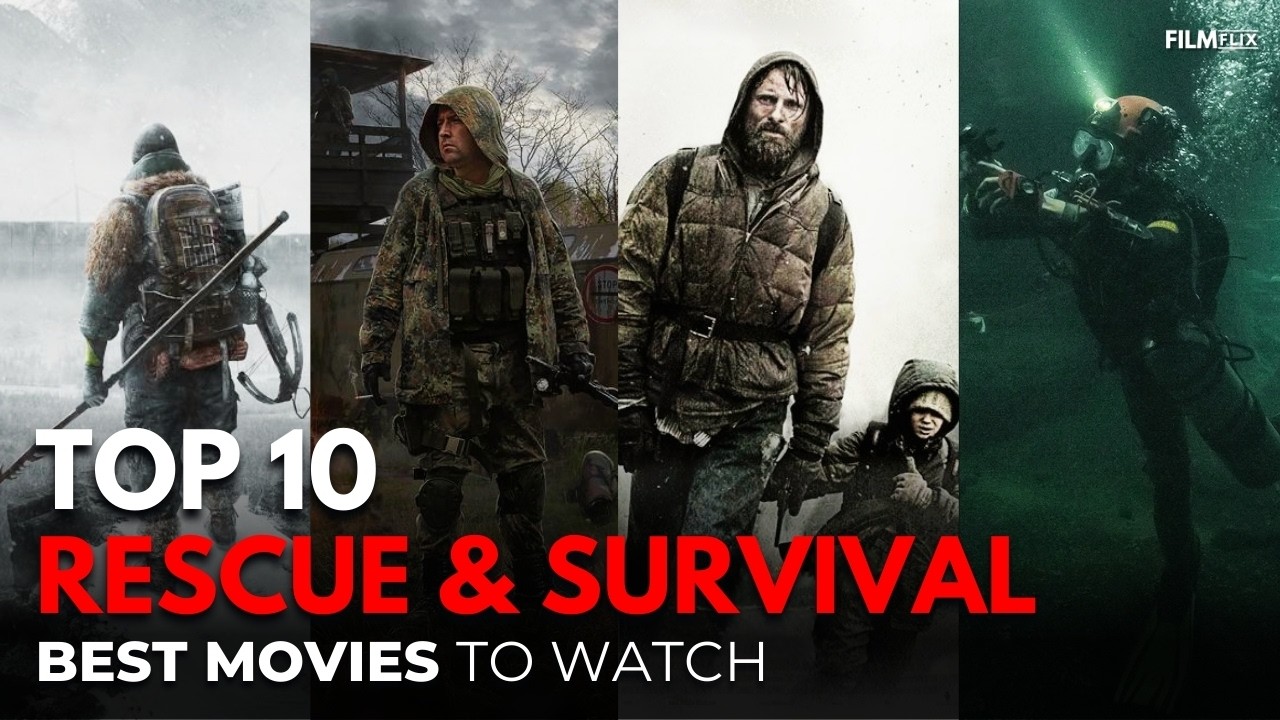 Top 10 Best Rescue & Survival Movies | Based on True Stories 2024