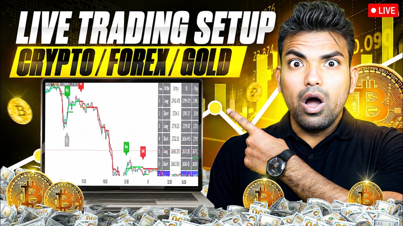 Live Trading Setup Today | Gold, Crypto & Forex Market Analysis | Surya Trading Tips