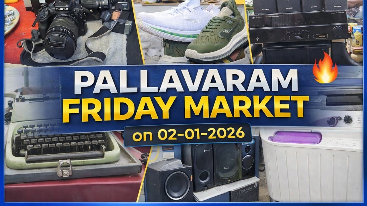 Pallavaram Friday Market 2026 🔥 First Video | Crazy Deals & Full Walkthrough