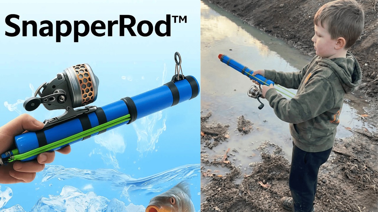 SnapperRod&trade; &ndash; Catapult Fishing Launcher Rod