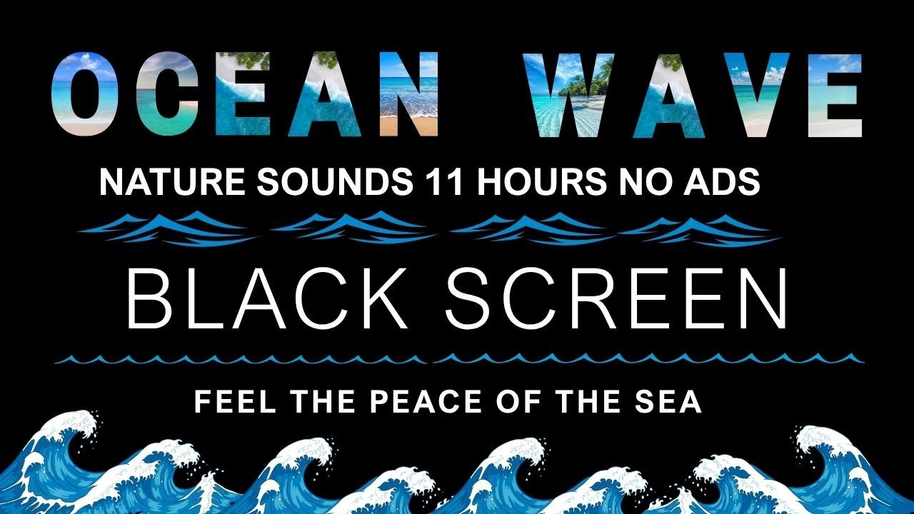 Ocean Waves Sounds for Ultimate Relaxation 🌊 Let the Sound of the Sea Melt Your Stress Away