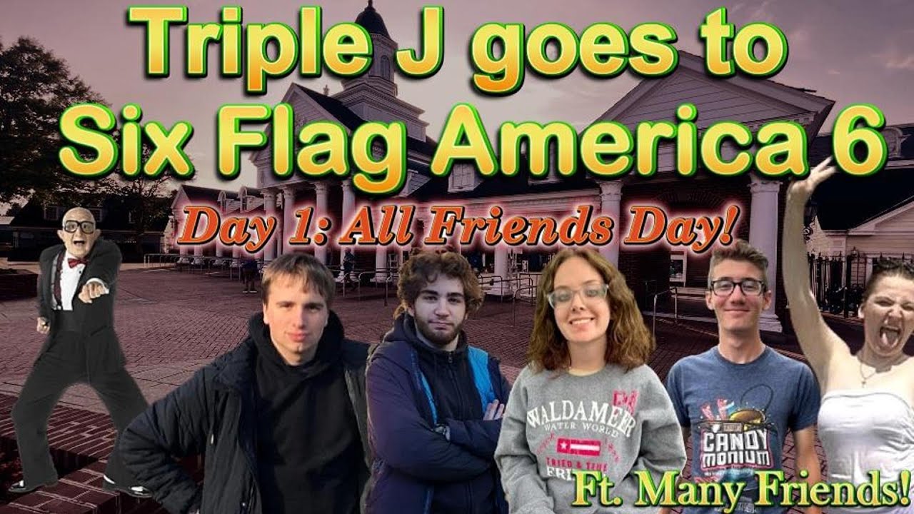 Радиостанция Triple J отправляется в парк развлечений Six Flags America 6! День 1: День всех друзей!