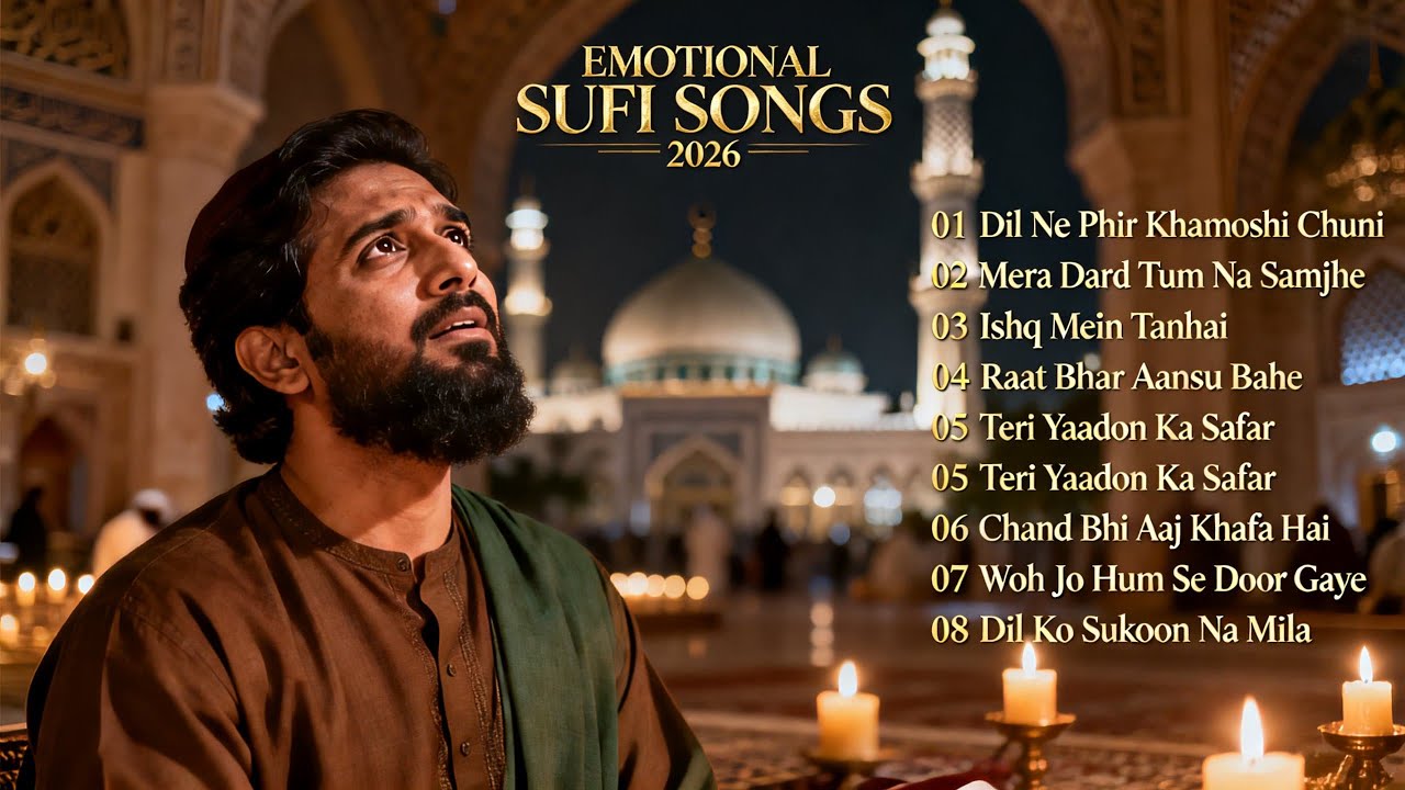 Non Stop Sufi Songs 💛 Heart Touching & Emotional Kalam | Soulful Islamic Sufi Musi