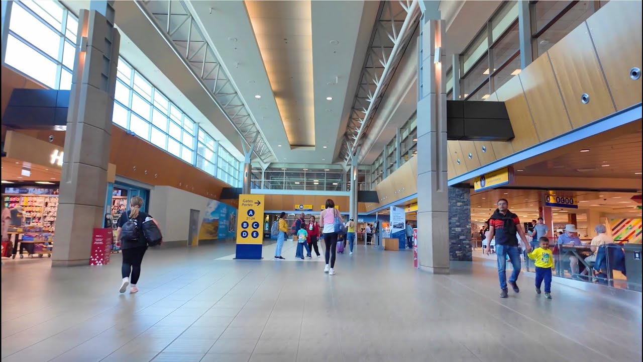 Calgary International Airport YYC Arrival Walk