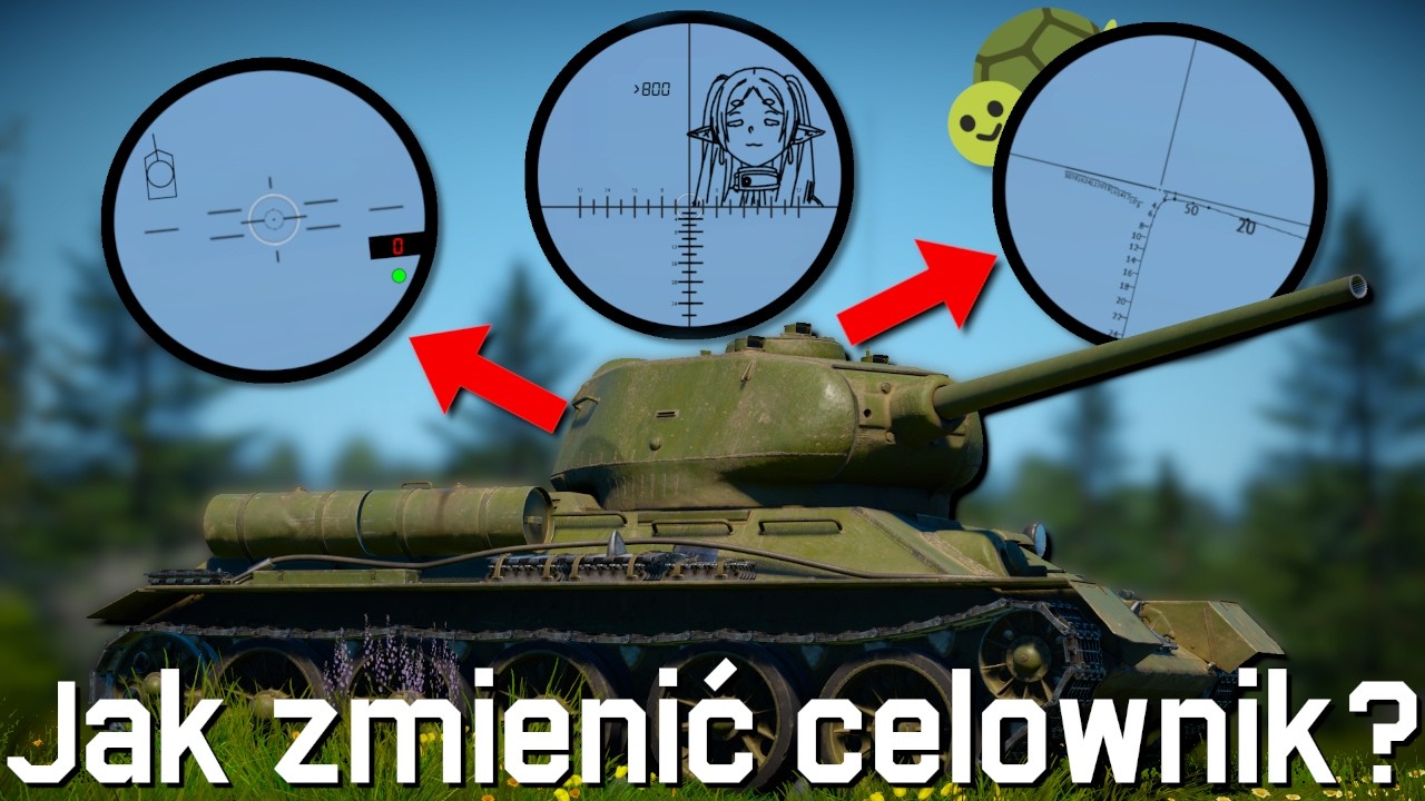🐢 Jak zmienić / pobrać celowniki w War Thunder [2026]