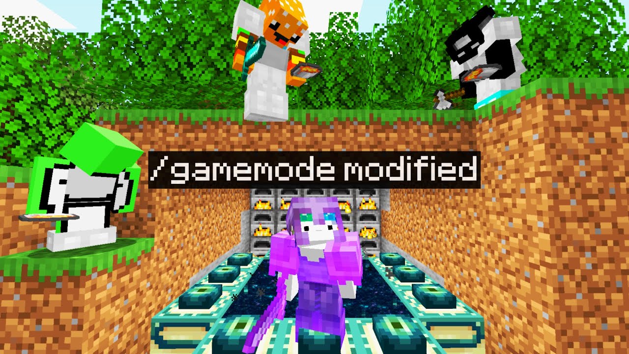 Minecraft Manhunt but I secretly &ldquo;MODIFIED&rdquo; the seed..