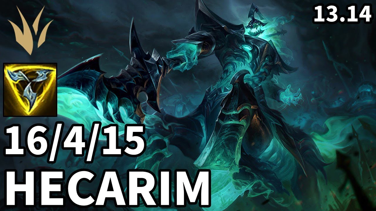 Hecarim Jungle vs Zac - EUW Diamond  | Patch 13.14