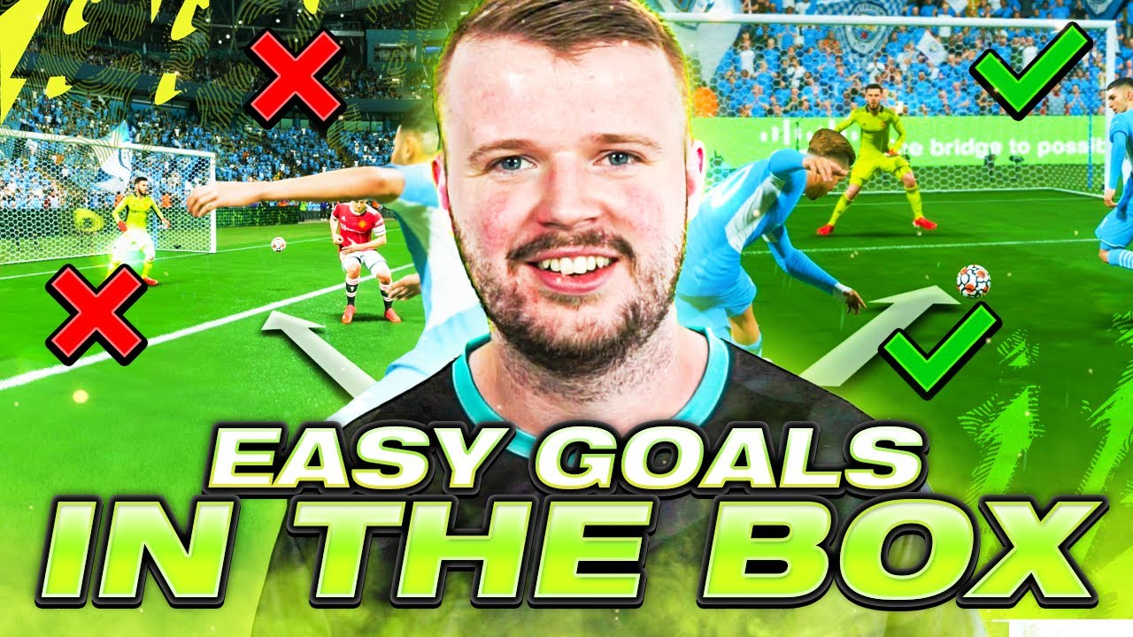 FIFA 22 is impossible to score inside the box... UNTIL NOW! FIFA 22 How to score more goals!