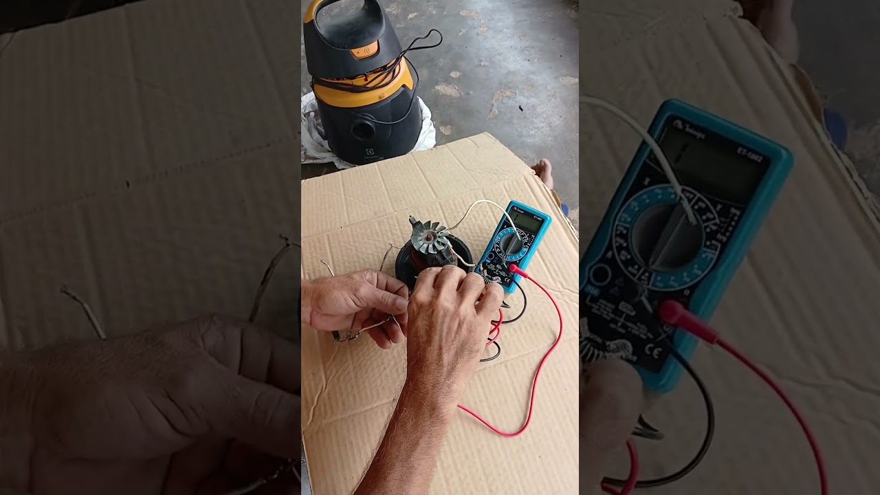 Aspirador de pó Electrolux Acquapower  estava com problema na bobina.