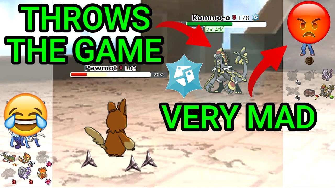Salty Player Throws The Game And Gets Mad At Me! (Pokemon Showdown Random Battles) (High Ladder)