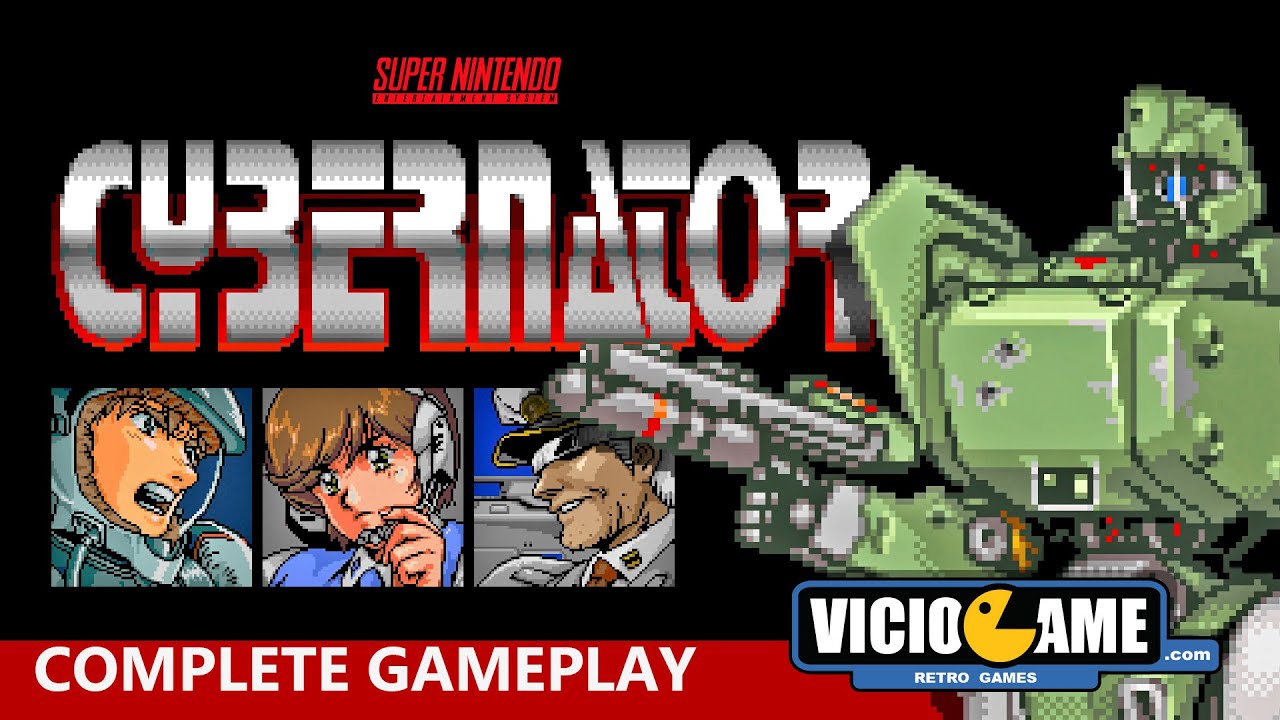 🎮 Cybernator (Super Nintendo) Complete Gameplay