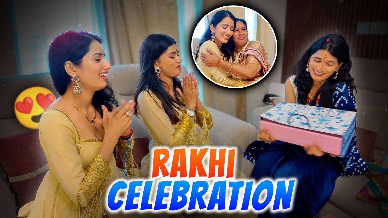 Poonam Ke Ghar Par Manayi Pehli Rakhi 🤩