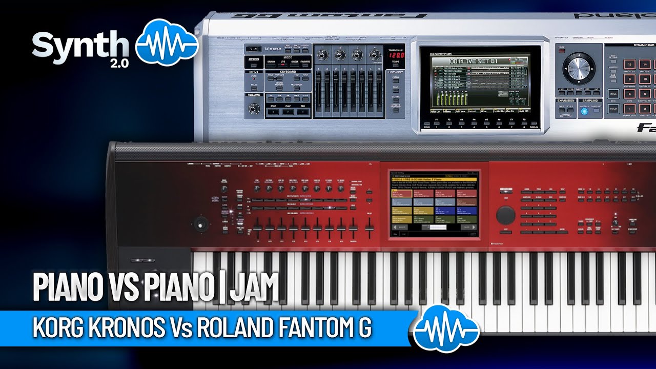 KORG KRONOS Vs ROLAND FANTOM G | PIANO Vs PIANO | JAM