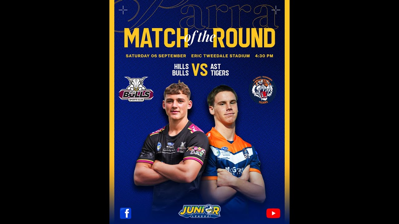 Final - Parramatta JRL U16 Divison 1 Hills District Bulls Vs All Saints Toongabbie Tigers