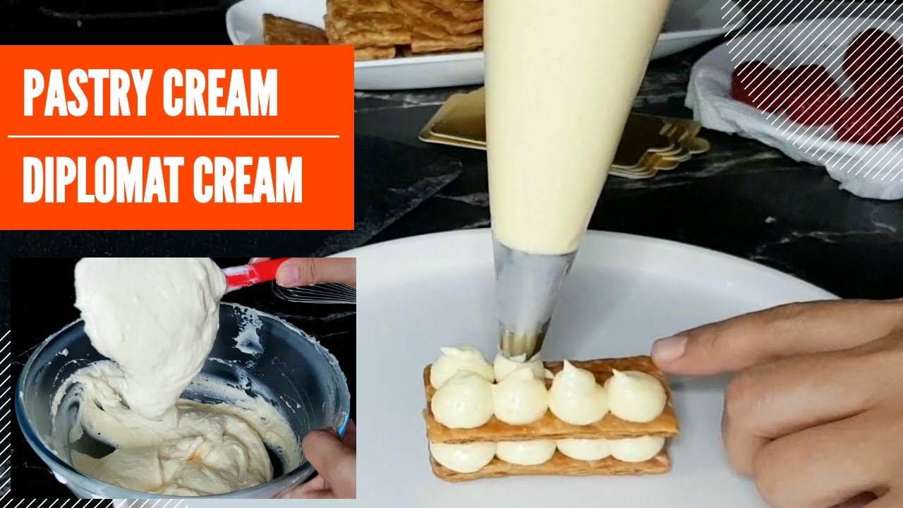 How To Make Pastry Cream | Diplomat Cream For Your Choux Pastry Fillings Or Toppings