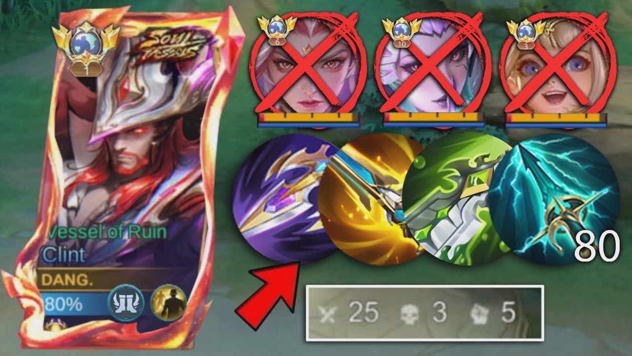 25 KILLS CLINT NEW BROKEN BUFFED BUILD IS FINALLY HERE!!😱💀 ( PLS ABÚSE THIS NEW BUILD! ) - MLBB