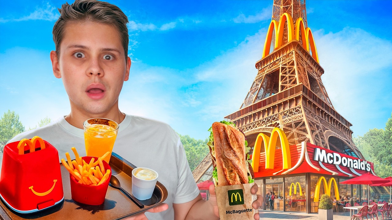 McDonald’s in FRANKREICH ist EINZIGARTIG!🍞(Anderes KONZEPT&ESSEN wie in DEUTSCHLAND)