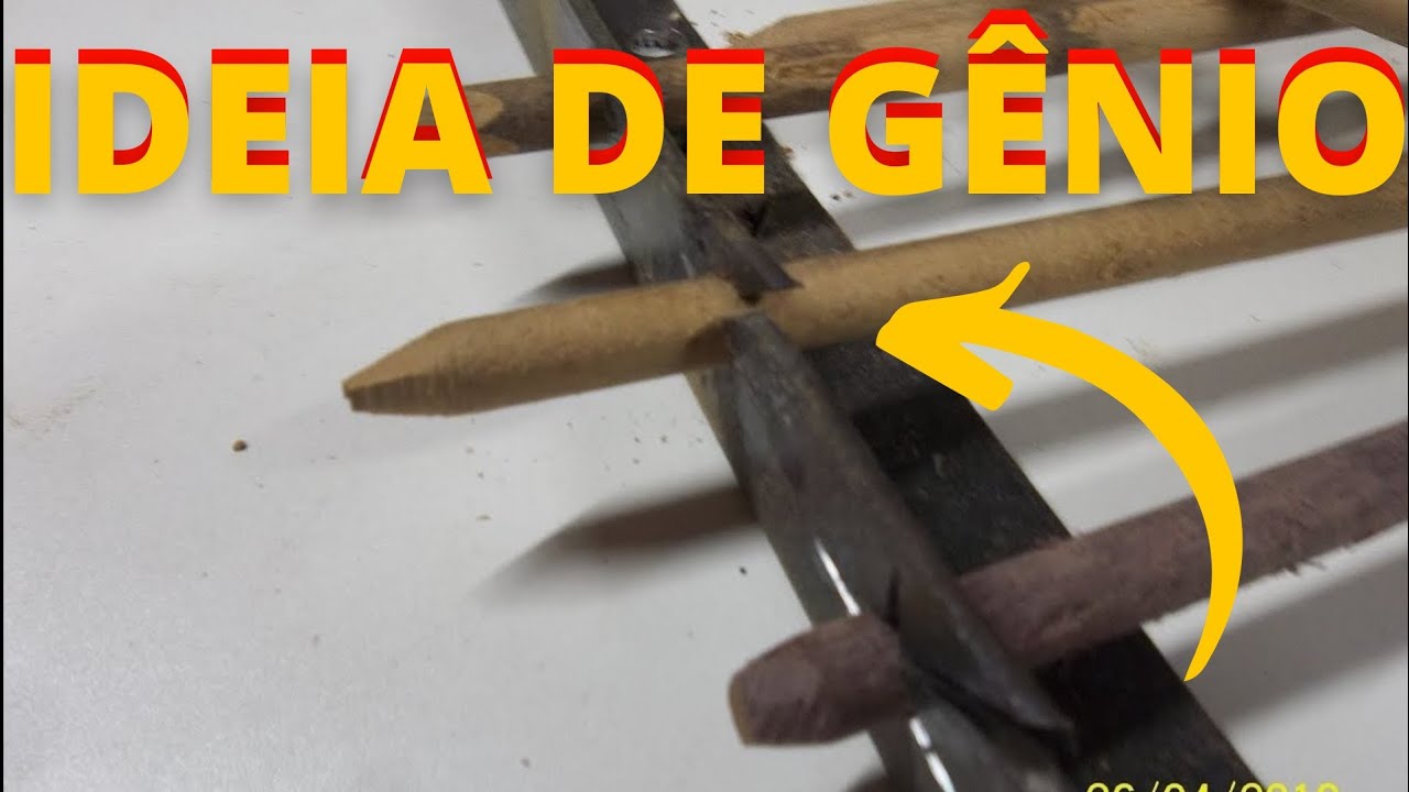 Como Arredondar MADEIRA Maneira Mais Fácil Do Mundo // How to ROUND WOOD The World's Easiest Way